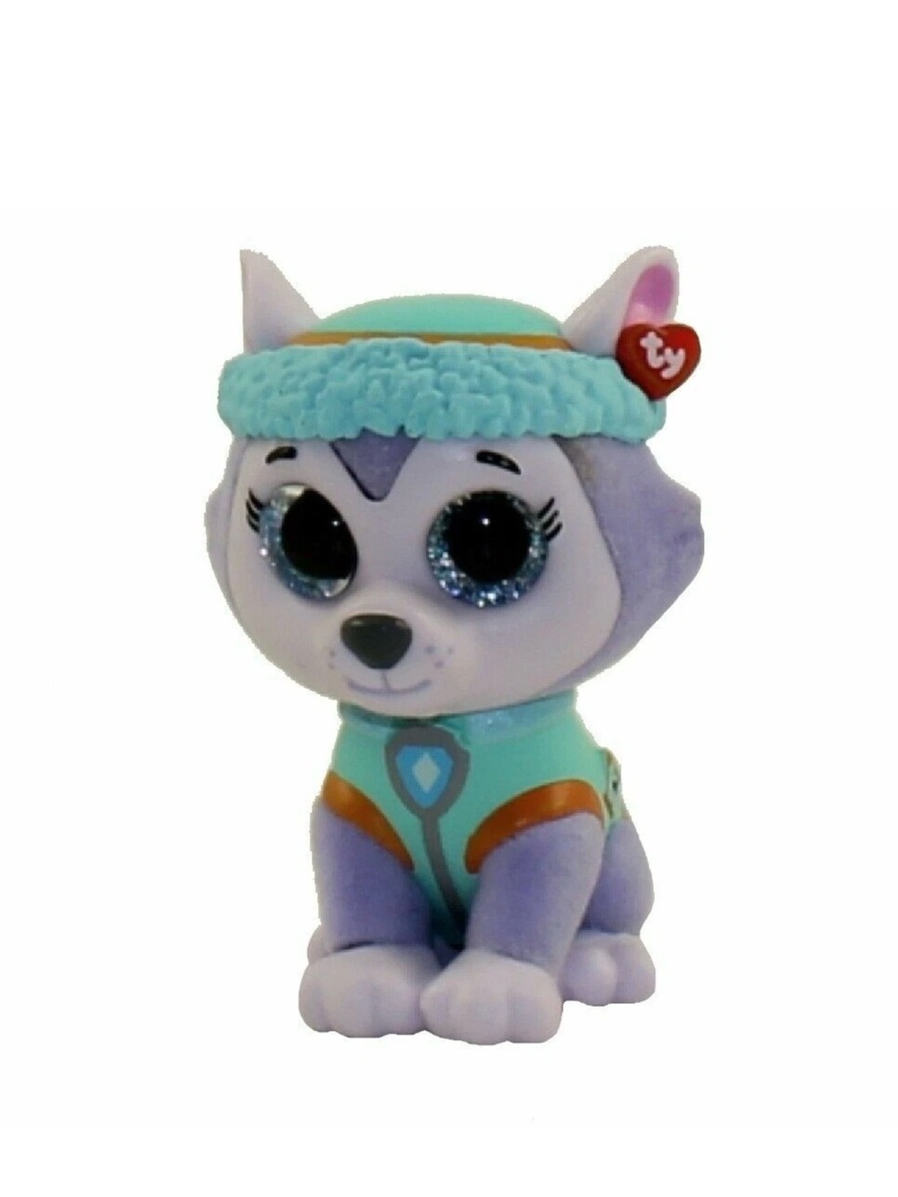 TY Beanie Boos Mini Boo 2" EVEREST Paw Patrol Mystery Chaser Painted Figure NEW